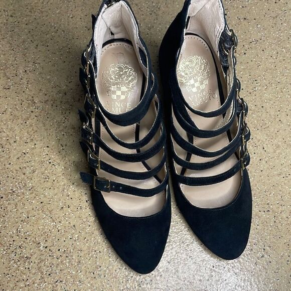 Vince Camuto Strappy Mary Jane Dalison Heels 6.5 - Picture 3 of 12